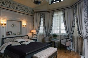 Итальянские шторы в спальню