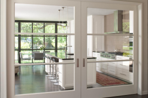 Дверь на кухню со стеклом