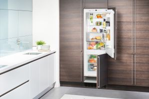 Встроенный холодильник двойной
