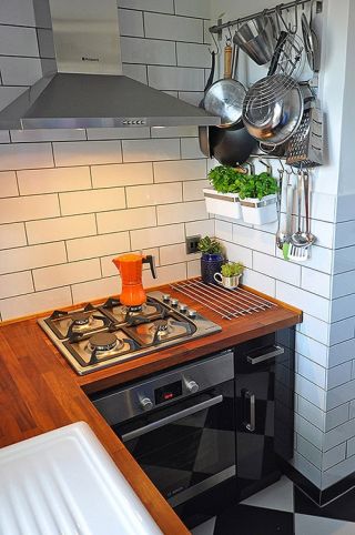 Дизайн кухни с газовой плитой