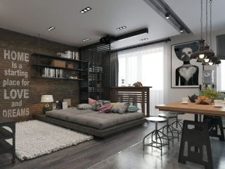 Дизайн комнат в стиле лофт