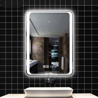 Зеркало в ванную черное