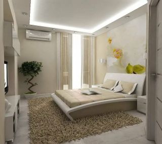 Интерьер квартиры в современном стиле спальня