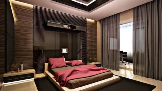Простой современный дизайн спальни