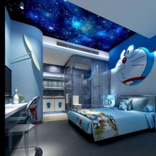 Спальня в стиле космос