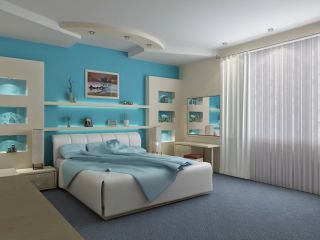 Комната в голубом стиле
