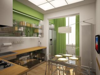 Дизайн кухни в квартире панельного дома