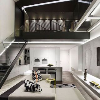 Дизайн двухэтажной квартиры