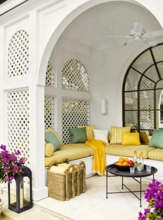 Балкон в марокканском стиле