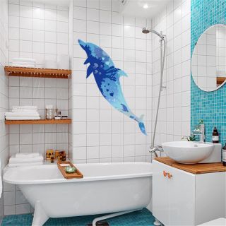 Ванная комната с дельфинами