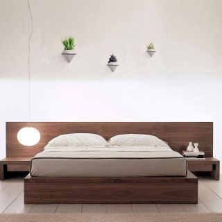 Кровать с тумбочками в спальню современные
