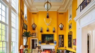 Дом с желтыми стенами