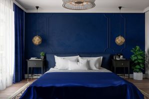 Синяя комната дизайн