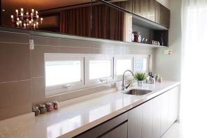 Кухонные шкафы со стеклом
