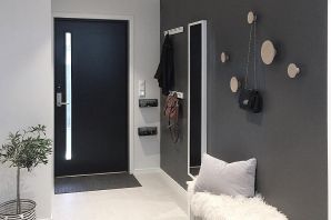 Дизайн с серыми дверями