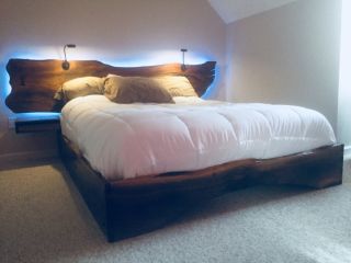 Парящая кровать лофт