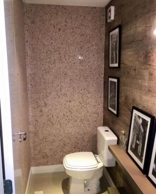 Ванная комната под короед