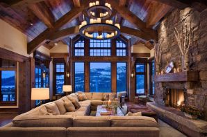 Красивые дома в горах