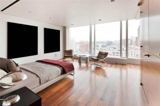 Дизайн спальни с панорамным окном