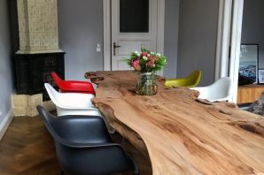 Дизайнерские обеденные столы из дерева