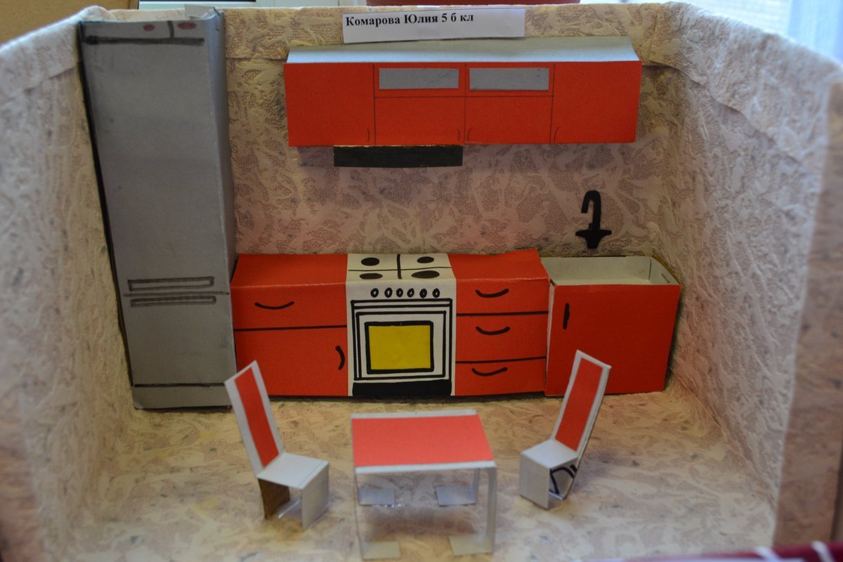 Кухонная мебель из картона — Артём Владимиров — графический дизайнер