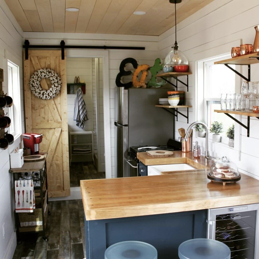 Мини кухня для садового домика