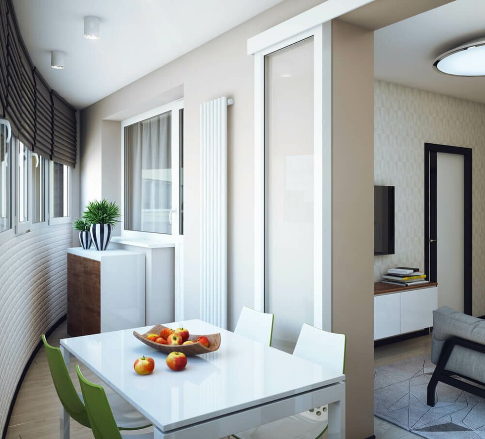 Дизайн однокомнатной квартиры совмещенной с кухней