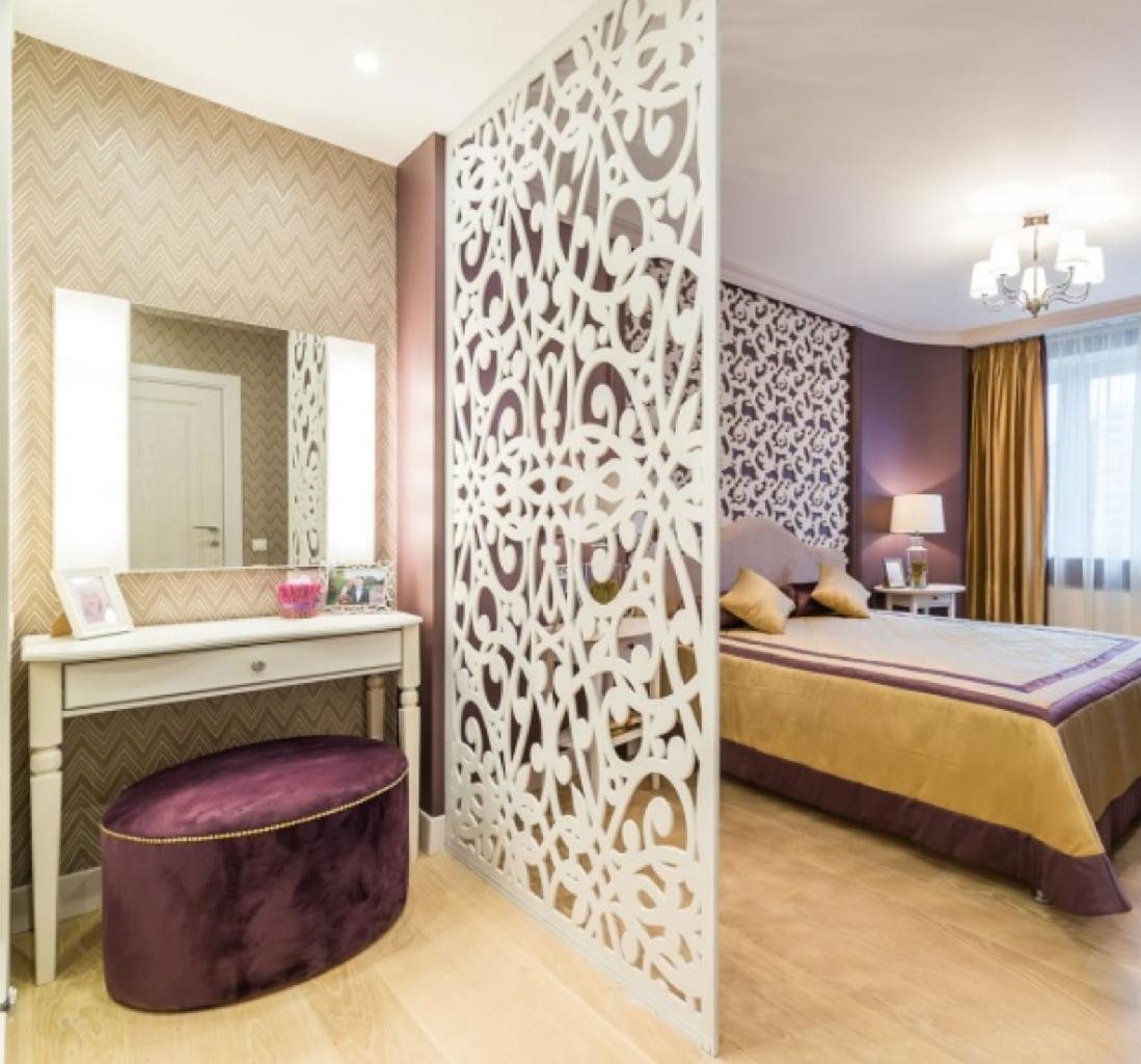 Интересные перегородки для зонирования комнаты