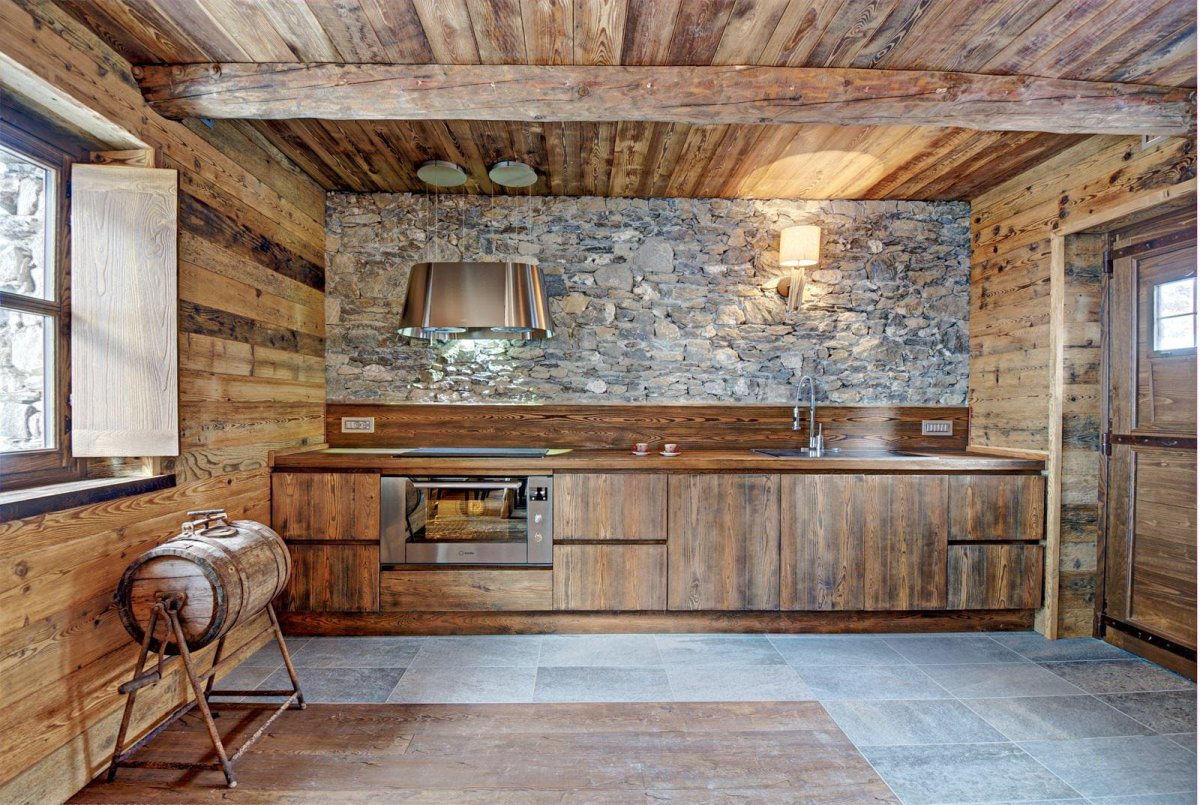 Кухня в стиле дерева