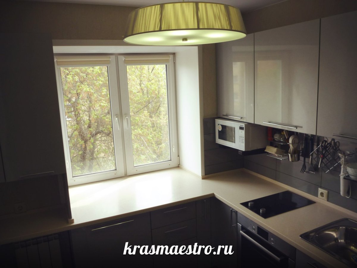 П-образная кухня 5 кв м