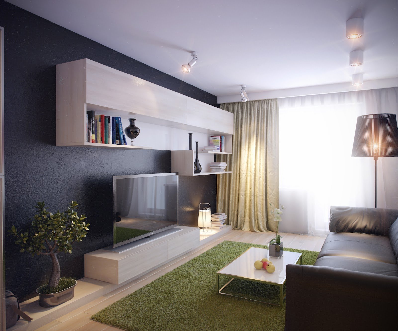 Дизайн гостинной комнаты 12 кв м