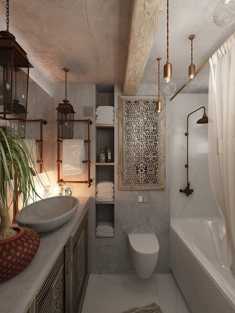 Дизайн ванных комнат в Трехгорке или рядом