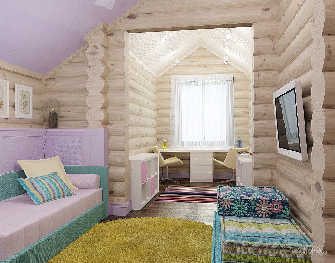 Детская комната в деревенском стиле