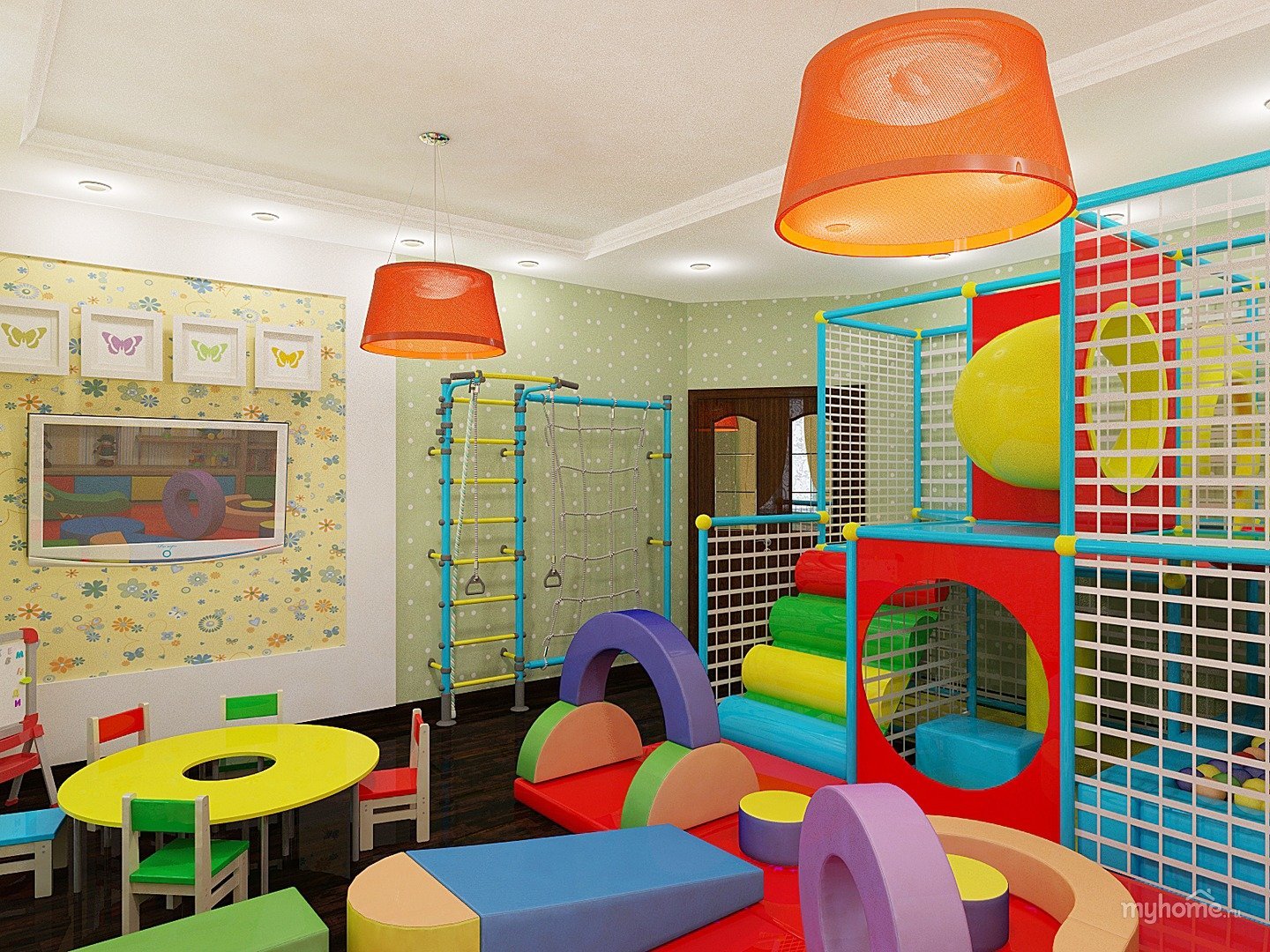 Какие есть детские помещения. Детская игровая комната. Игровая комната для детей. Интерьер игровой комнаты. Игровая в детской комнате.