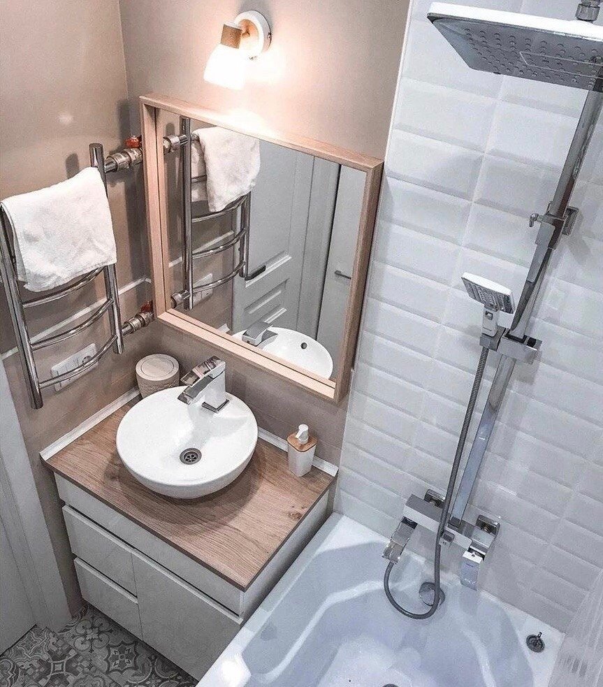 Современный дизайн ванной комнаты 170 на 170
