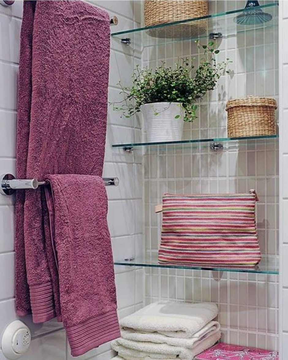 Хранение полотенец в ванной комнате фото идеи