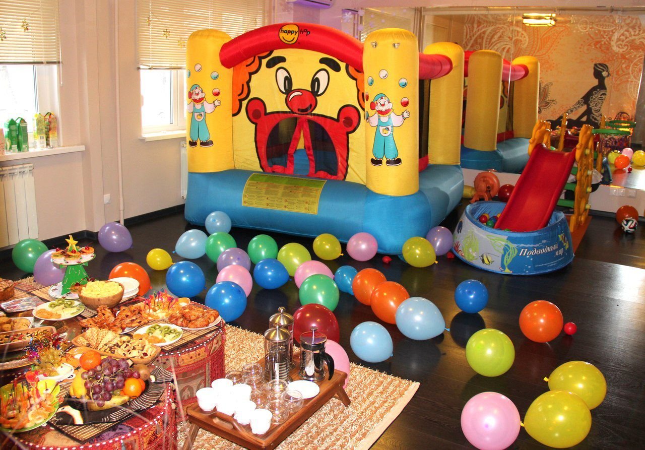 Детский день рождения в игровой комнате