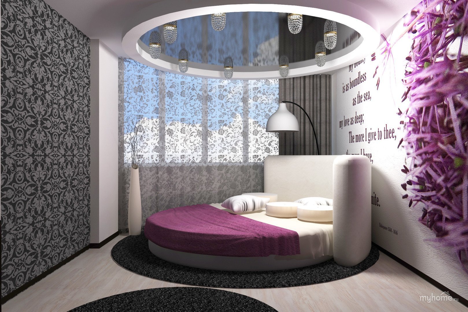 Дизайн спальни в совре­менном стиле (160 фото)