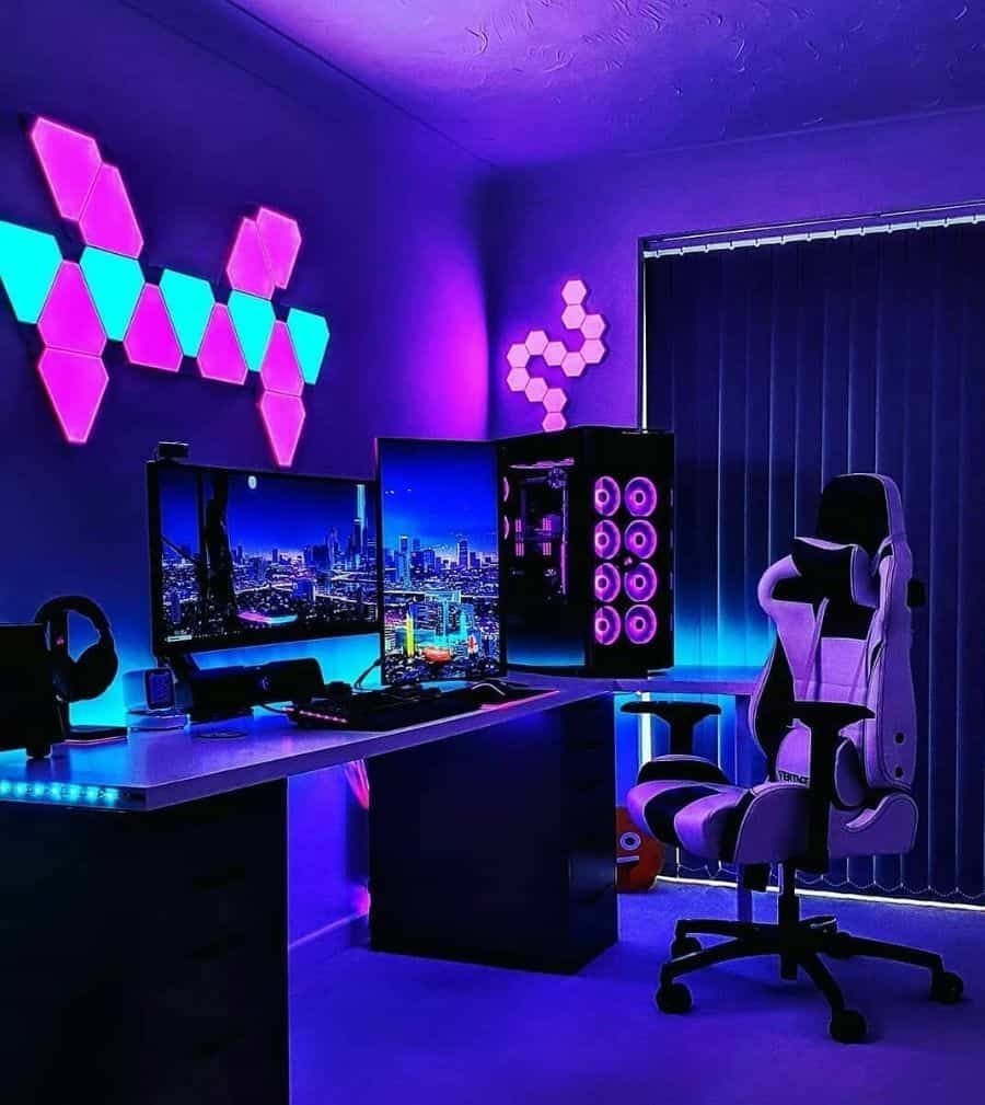 Дизайн комнаты геймера