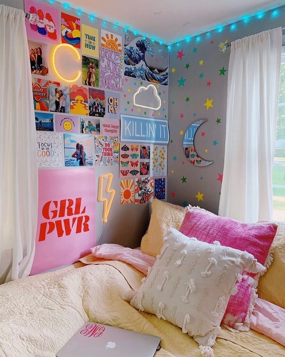 Дизайн маленькой, узкой и большой комнаты для девочки подростка своими руками