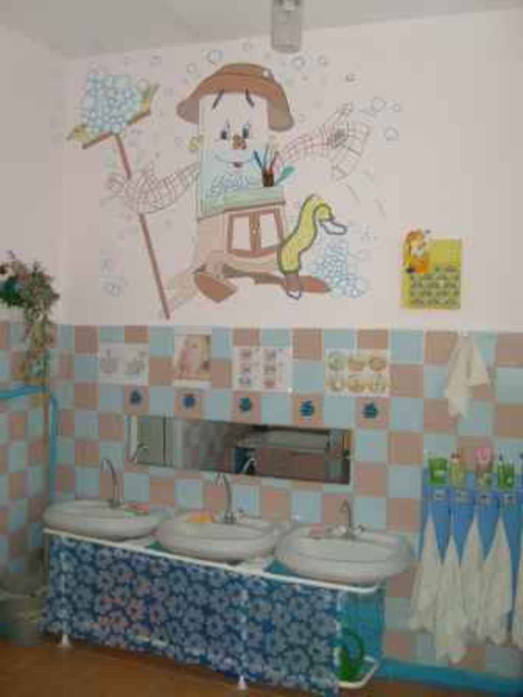 умывальная комната в детском саду оформление картинки