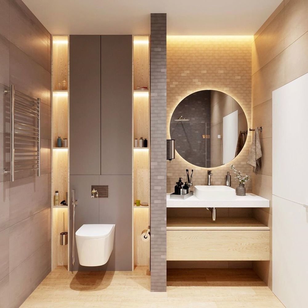 Дизайн ванной комнаты пик