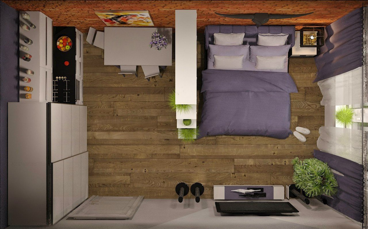 Дизайн комнаты в общежитии: примеры оформления и декора, фото интерьера
