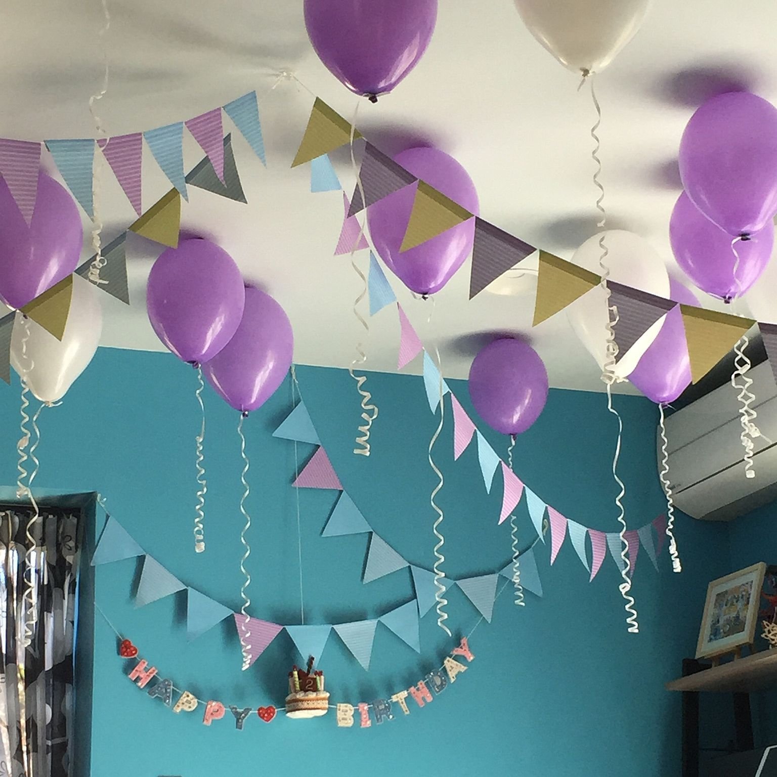 креативно украсить комнату на день рождения