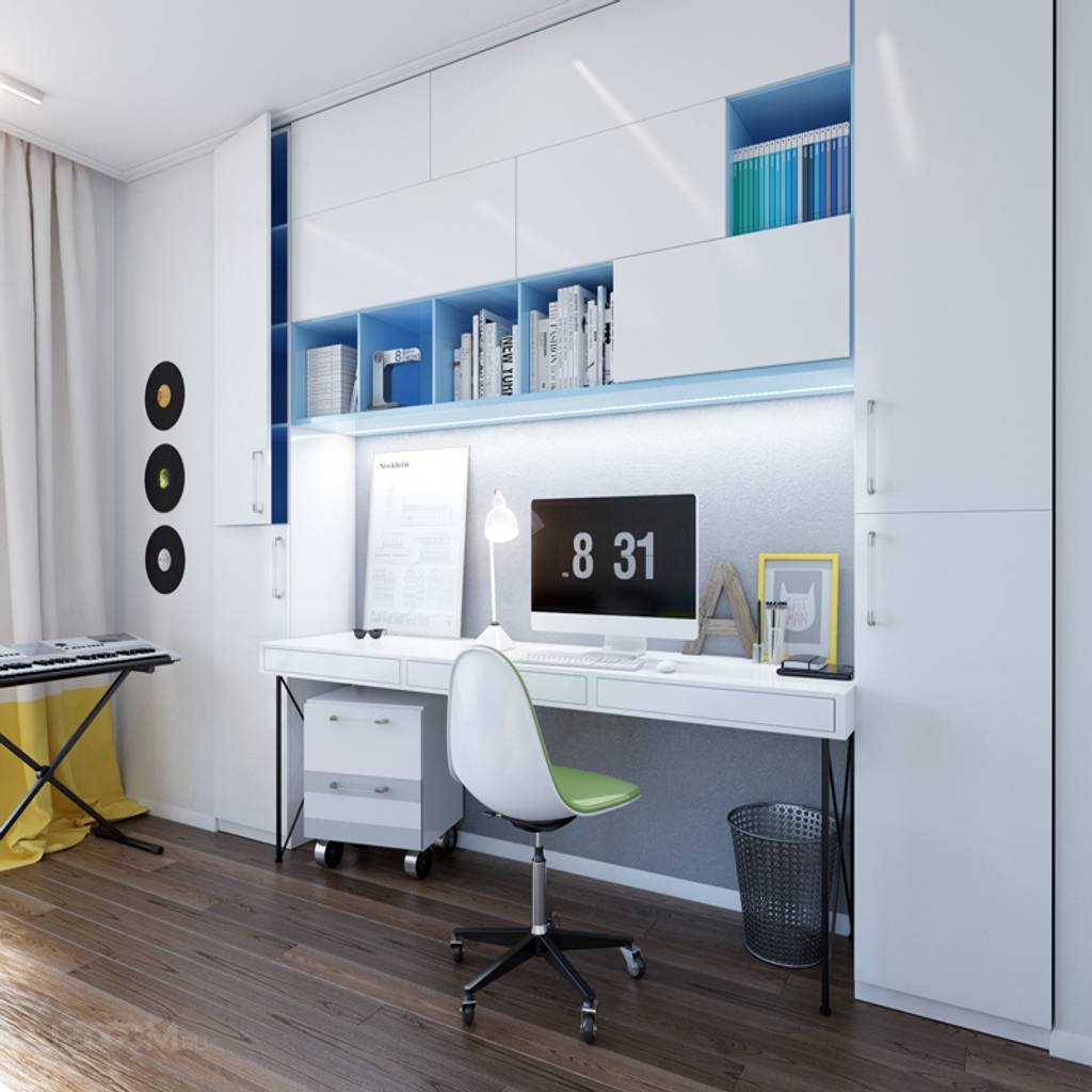 Современная детская комната для школьника