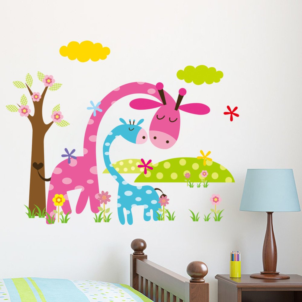 Оригинальные и креативные наклейки на стены в детской комнате