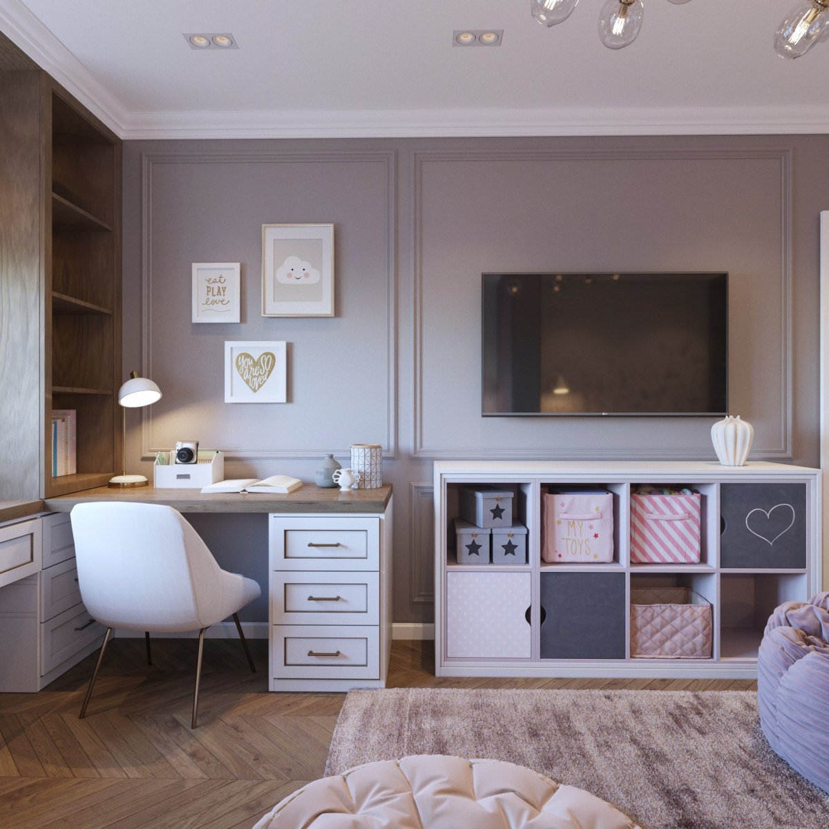 Встроенная детская комната
