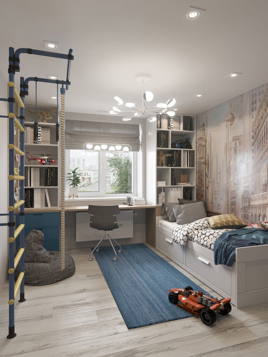 Детская комната для двух мальчиков