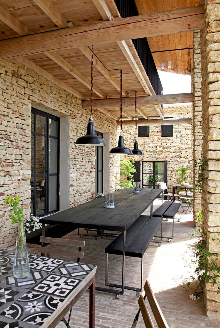 Навес в стиле лофт