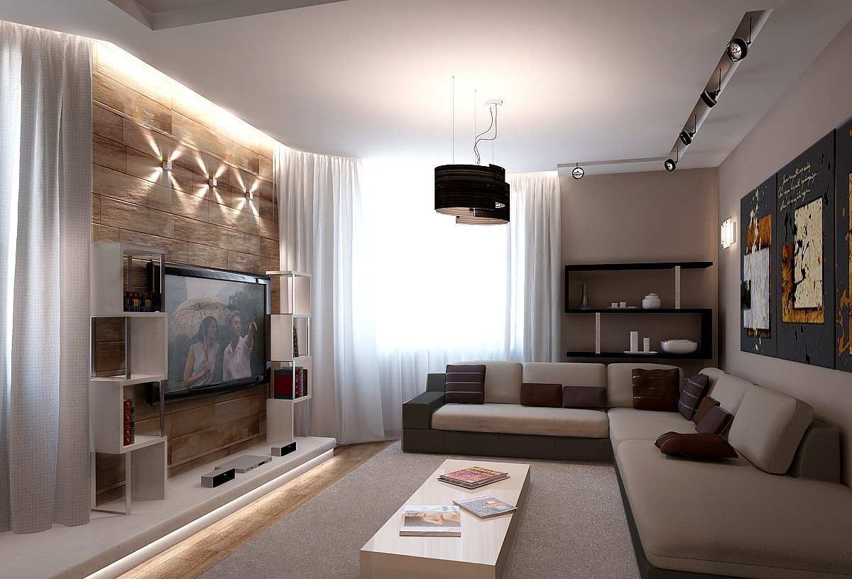 Интерьер Неоклассика тауп